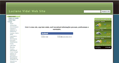 Desktop Screenshot of lucianovidal.com.br