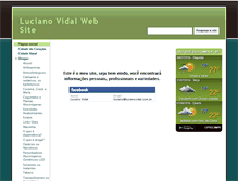 Tablet Screenshot of lucianovidal.com.br